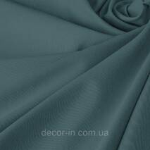 Jednotonowa dekoracyjna tkanka szaro - niebieskiego koloru Turcja DRM - 84600