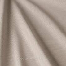 Jednotonowa dekoracyjna tkanka ciemno - kremowego koloru z teflonem DRM - 83165