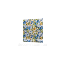 Dekoracyjna tkanka niebieskie i żółte motyle w kolorach akwarela 280см лонета 88341v2