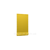 Dekoracyjna tkanka groch na żółtym tle Turcja 81481v5