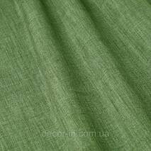 Dekoracyjna jednotonowa tkanka rogoża Osaki zielonego koloru 300см 88376v20