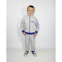 Sportowy демисезонный dziecięcy kostium dla chłopaczka z kapturem, wzrost 98-104-110-116