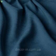 Jednotonowa dekoracyjna tkanka welur jest niebieski 84363v17