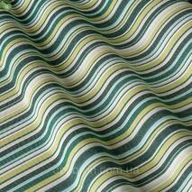 Uliczna tkanka w zielone i sałatowe paski na białym tle Hiszpania 83413v4