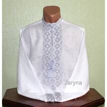 ekskluzywny biały koszuli parne . haft wykonany ręcznej