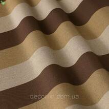 Uliczna dekoracyjna tkanka do prążka brunatnego beżowego i szarego koloru 84338v2