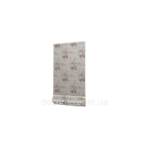 Dekoracyjna tkanka z teflonem impregnowaniem bukiety różowych róż na mlecznym tle 180см 88314v7