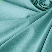 Jednotonowa dekoracyjna tkanka turkusowy - błękitnego koloru z teflonem DRM - 81019