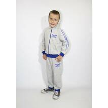 Sportowy демисезонный dziecięcy kostium dla chłopaczka z kapturem, wzrost 98-104-110-116