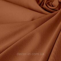 Jednotonowa dekoracyjna tkanka terakotowego koloru Turcja DRK - 84597