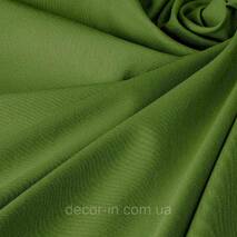 Jednotonowa dekoracyjna tkanka jest zielona z teflonem TDRY - 81013
