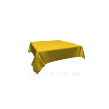 Dekoracyjna tkanka groch na żółtym tle Turcja 81481v5