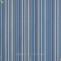 Uliczna tkanka prążkowana z niebieskimi i błękitnymi paskami akryl Hiszpania 83412v3
