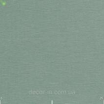 Jednotonowa dekoracyjna tkanka szaro - turkusowego koloru z teflonem DRM - 82759