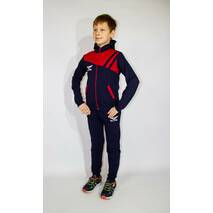 Sportowy  trykotażowy  dziecięcy kostium (Ukraina) dla chłopaczka, 140-146-152 wzrost