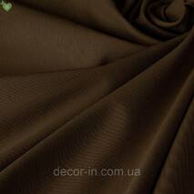 Jednotonowa dekoracyjna tkanka czekoladowego koloru teflon DRK - 81017