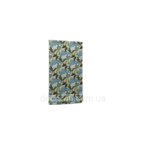 Dekoracyjna tkanka liście są zielony - błękitne Turcja 87987v4