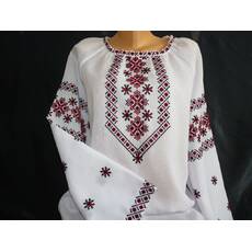Ukraińska haftowana koszula z długimi rękawami