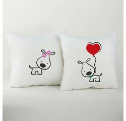Poduszki dla zakochanych "Miłe szczenięta"