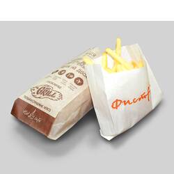 torebka papierowa fałdowa fast-food