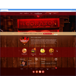 WEB design - El Corazon
