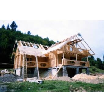 Realizujemy budowę domów drewnianych w Ukrainie. Szybko! Niezawodnie!