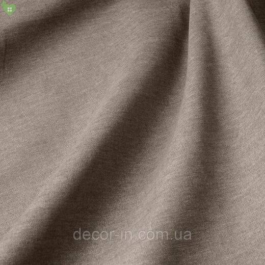 Jednokolorowa tkanina dekoracyjna o chropowatej
fakturze w kolorze jasnobrązowym