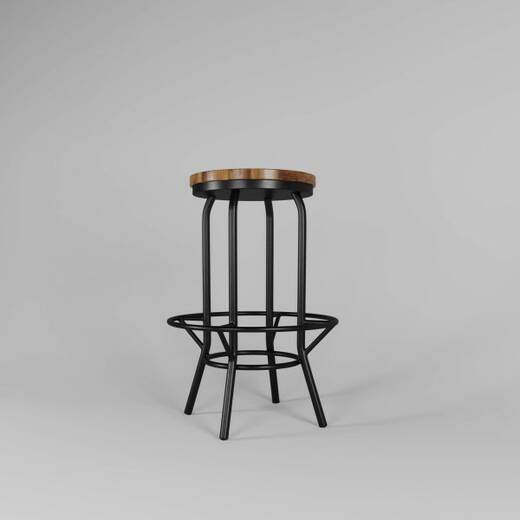 Krzeslo barowe metalowe Morelia