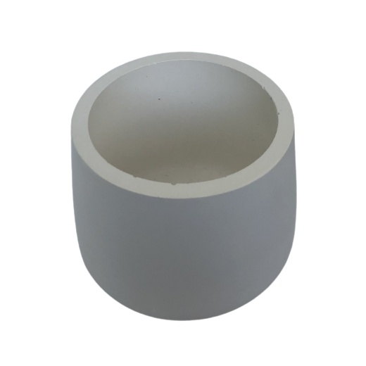 Porcelanowy kwietnik. Silikonowa forma do tumblerów wykonana z gipsu, cementu, parafiny.
