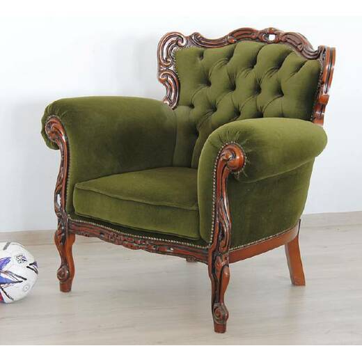 Klasyczne miękkie krzesło / fotel "Consuelo"