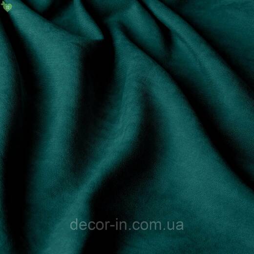 Jednotonowa dekoracyjna tkanka welur koloru ciemnego szmaragdu 84369v23