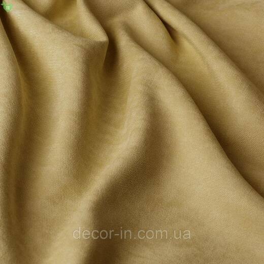 Jednotonowa dekoracyjna tkanka welur jest beżowy Turcja 84350v4