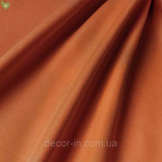 Podszewkowa tkanka z brzoskwiniową fakturą ciemno - marchwiowego koloru Hiszpania 83307v10