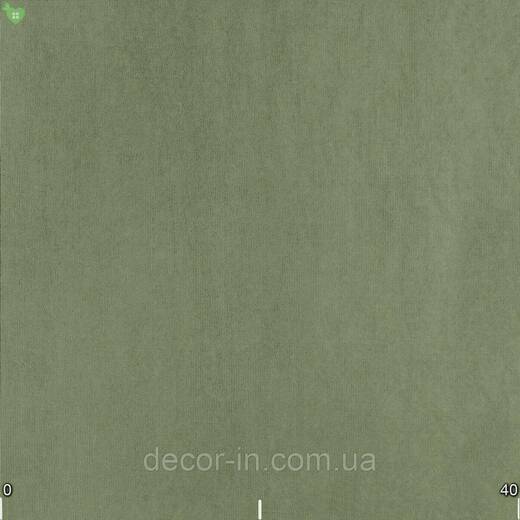 Jednotonowa dekoracyjna tkanka welur oliwno - zielona 84371v25