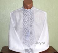 ekskluzywn białe koszule męski. haft wykonany ręcznіe