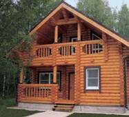 Cottage z klejonego drewna