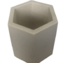 Hexa. Silikonowa forma kubka z gipsu, cementu, parafiny.